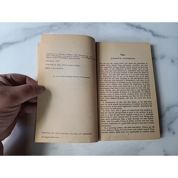 Gideon's March By J.J. Marric Paperback - Picture 4 of 10